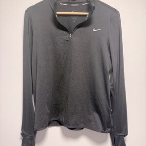 Nike Running Black Quarter Zip Medium